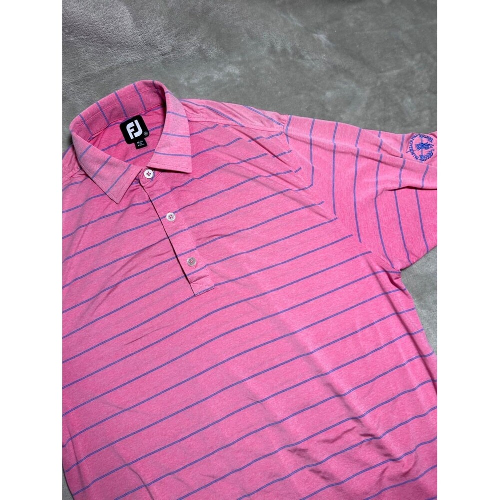 FootJoy Golf Polo Shirt Men Small Pink Performance Outdoor Athleisure